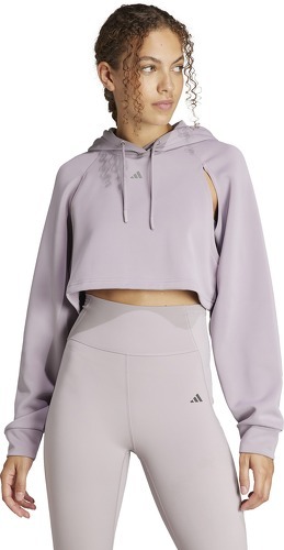 adidas Performance-Sweat-shirt à capuche de training court HIIT AEROREADY-1