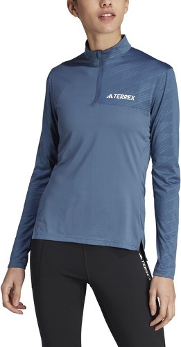 adidas Performance-T-shirt manches longues à demi-zip Terrex Multi-3