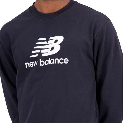 NEW BALANCE-Essentials Stacked Logo French Terry Crewneck Sweatshirt-3