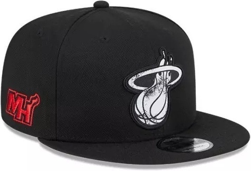 NEW ERA-Casquette NBA Miami Heat New Era 23 9Fifty Noir-1