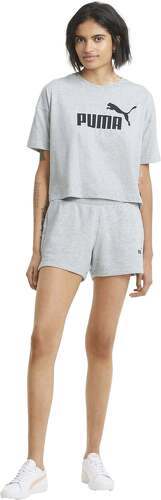 PUMA-Puma Ess 4 Sweat Shorts Tr Light Gray Heathe-4