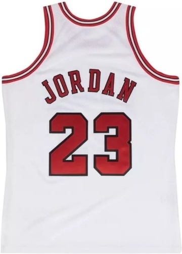Mitchell & Ness-Maillot NBA Authentique Michael Jordan chicago Bulls 1997-98 Home Mitchell & ness Blanc-1
