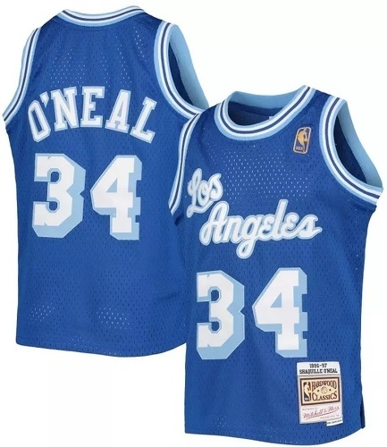 Mitchell & Ness-Maillot Nba Shaquille O'Neal Los Angeles Lakers 1996 97 Mitchell & Ness Hardwood Classic-0