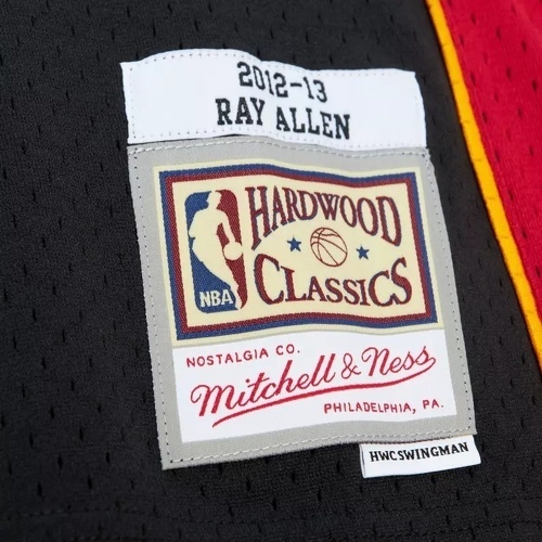 Mitchell & Ness-Maillot Nba Ray Allen Miami Heat 2012 13 Mitchell & Ness Hardwood Classic-2