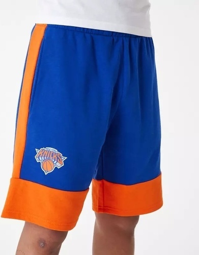 NEW ERA-Short NBA New York Knicks New Era Colour Block 2 Bleu-1