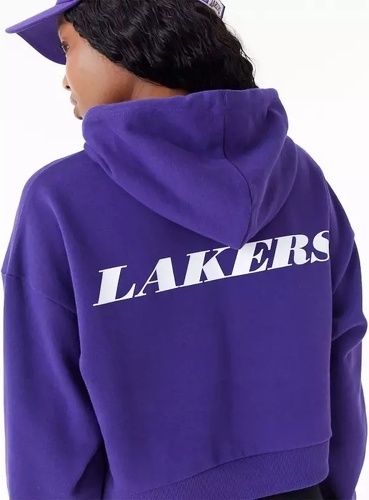 NEW ERA-Sweat à Capuche NBA Los Angeles Lakers New Era Team Logo pour femme-3