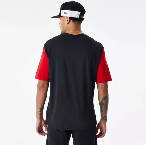 NEW ERA-T Shirt Nba Chicago Bulls New Era Colour Block Oversize-1