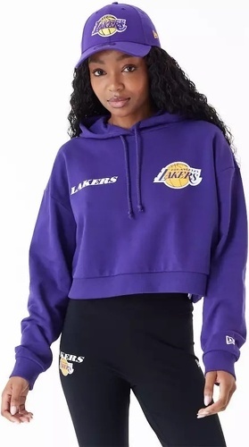 NEW ERA-Sweat à Capuche NBA Los Angeles Lakers New Era Team Logo pour femme-image-1