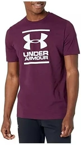 UNDER ARMOUR-T-shirt Under Armour GL Foundation rouge foncé/blanc-1