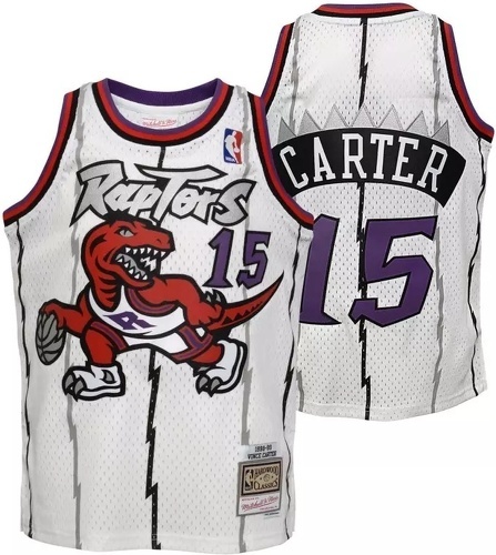 Mitchell & Ness-Maillot NBA Vince Carter Toronto Raptors 1998-99 Mitchell & ness Hardwood Classic Blanc Pour Bébé-0