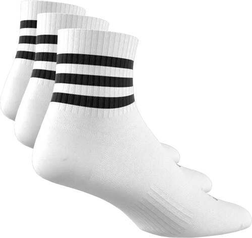 adidas Performance-Chaussettes moletonnées mi-montantes à 3 bandes Sportswear (3 paires)-1