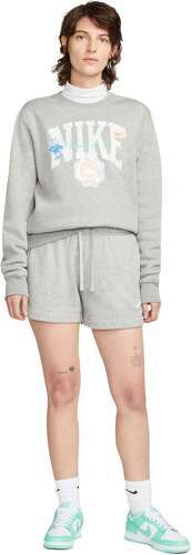 NIKE-Short Nike Damen Sportswear Club Fleece gris-3