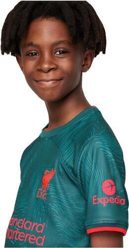 NIKE-Maillot Liverpool Third 2022/2023 Vert Junior-4