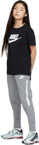 NIKE-Nike G NSW TEE Dptl Basic Futura T-Shirt Fille Black/(White) FR: S (Taille Fabricant: S)-4