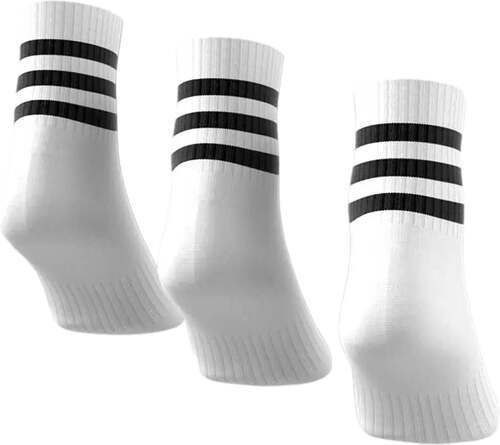 adidas Performance-Chaussettes moletonnées mi-montantes à 3 bandes Sportswear (3 paires)-4