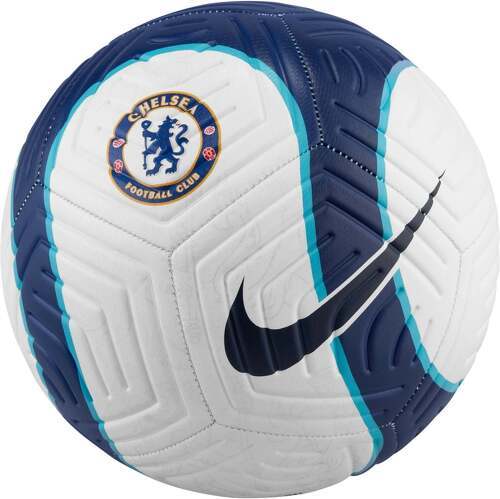 NIKE-Ballon Nike Chelsea Strike T.5 Blanc/Bleu-2