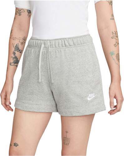 NIKE-Short Nike Damen Sportswear Club Fleece gris-4