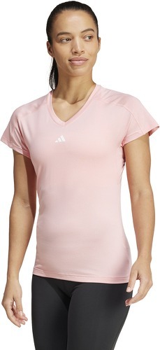 adidas Performance-T-shirt col en V logo minimaliste AEROREADY Train Essentials -0