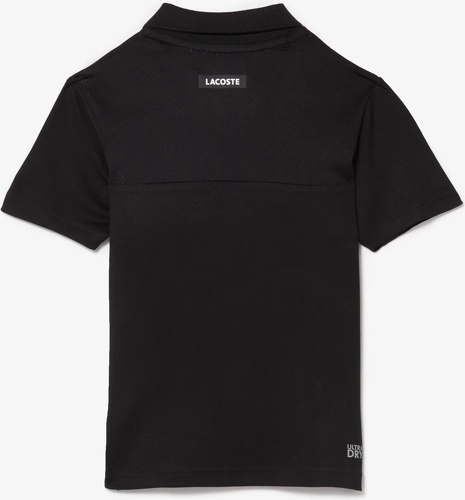 LACOSTE-Polo Lacoste Sport Junior Color-Bloc Noir / Bleu-1