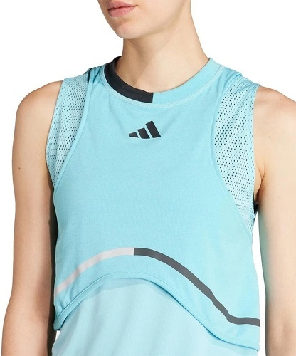 adidas Performance-Débardeur Match Bleu clair-1