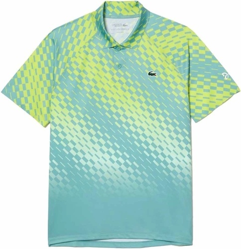 LACOSTE-Polo Lacoste Sport Miami Novak Djokovic Vert / Jaune-image-1