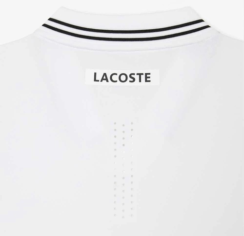 LACOSTE-Polo Lacoste Tennis x Daniil Medvedev Blanc-2