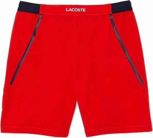 LACOSTE-Short Lacoste Tennis x Novak Djokovic Rouge-1