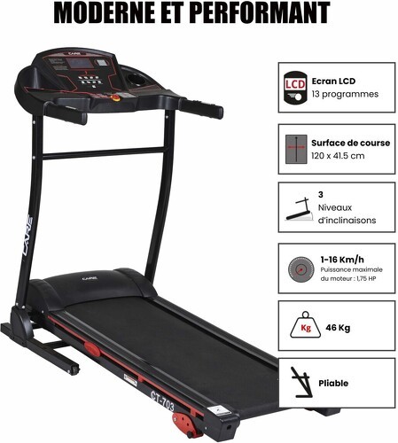 Care-Care Ct-703-2 - Tapis de course-2