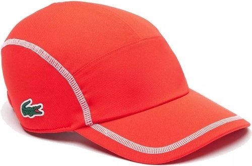 LACOSTE-Casquette Lacoste Color-Block Rouge-0