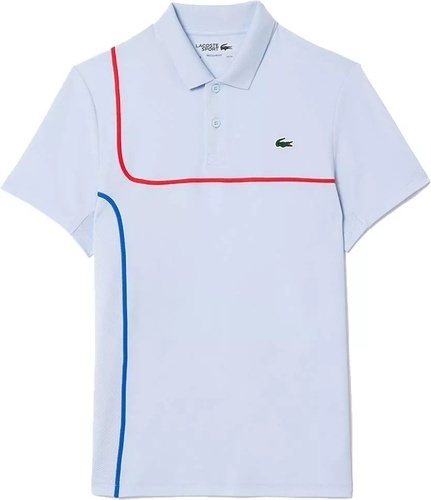 LACOSTE-Polo Lacoste Tennis Bleu clair-image-1