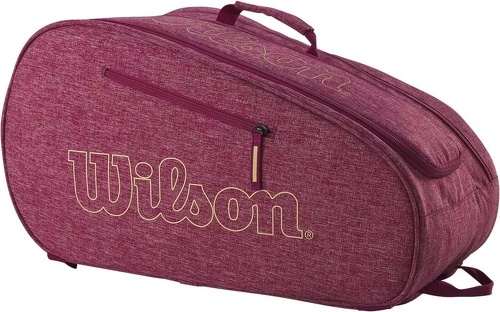 WILSON-PALETERO WILSON TEAM PADEL BAG RED CREAM-image-1