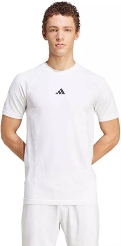 adidas-T-Shirt Adidas Londres Seamless Pro FreeLift Blanc-1