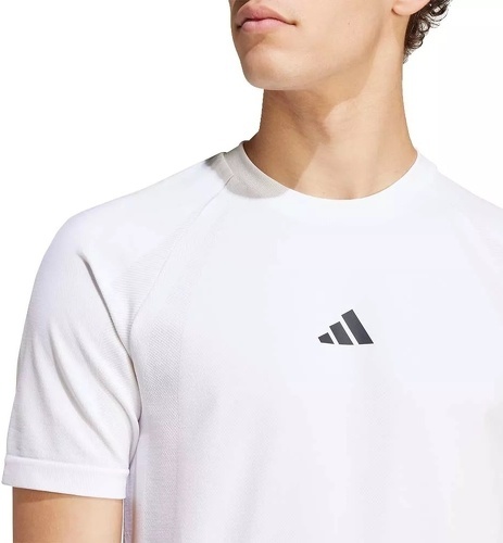 adidas-T-Shirt Adidas Londres Seamless Pro FreeLift Blanc-4