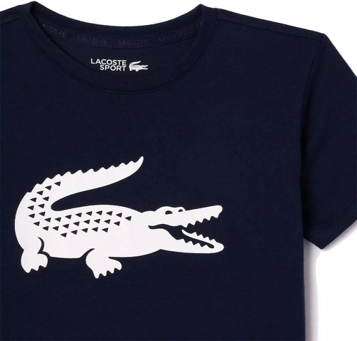 LACOSTE-T-Shirt Lacoste Sport Junior Bleu marine-2