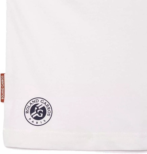 LACOSTE-T-Shirt Lacoste Sport Roland Garros Unisex Blanc-4