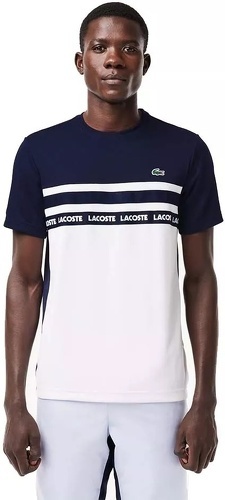 LACOSTE-T Shirt Lacoste Tennis / Marine-3