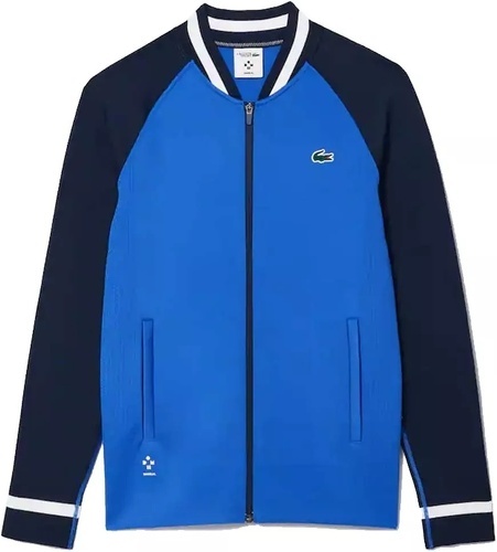 LACOSTE-Veste zippée Lacoste Tennis x Daniil Medvedev Bleu / Bleu marine-image-1