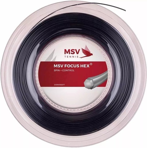 MSV-Bobine MSV Focus Hex Noir 200m-image-1