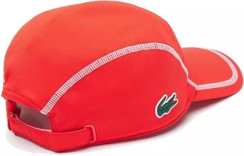 LACOSTE-Casquette Lacoste Color-Block Rouge-1