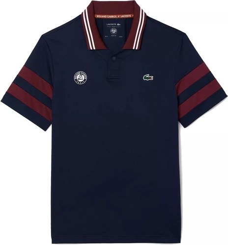 LACOSTE-Polo Lacoste Tennis Daniil Medvedev Roland Garros Bleu marine-image-1