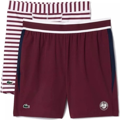 LACOSTE-Short Lacoste Tennis Sportsuit Roland Garros Medvedev Bordeaux-1