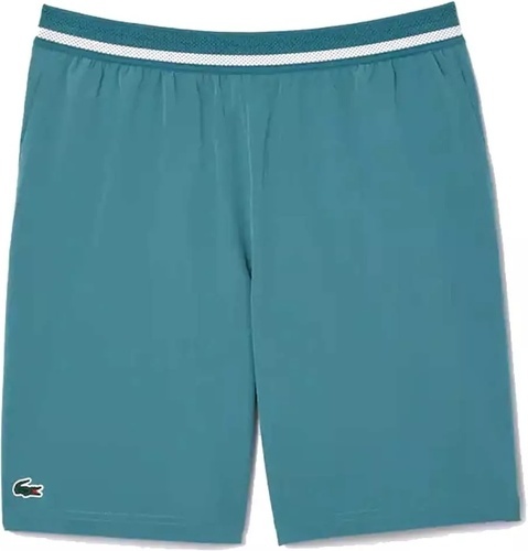 LACOSTE-Short Lacoste Tennis x Novak Djokovic Bleu Vert-image-1