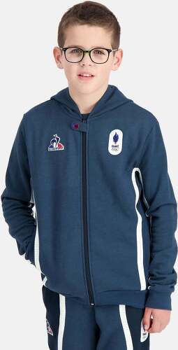 LE COQ SPORTIF-Sweat zippé à capuche Enfant-image-1