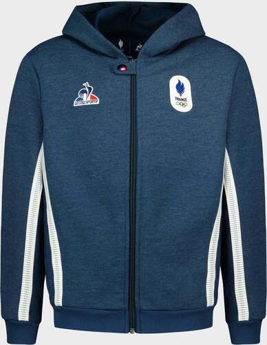 LE COQ SPORTIF-Sweat zippé à capuche Enfant-2