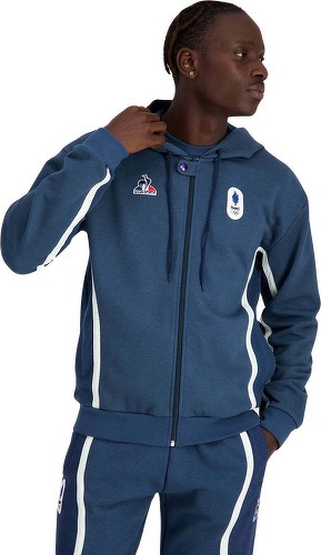 LE COQ SPORTIF-Sweat Zippé À Capuche-0