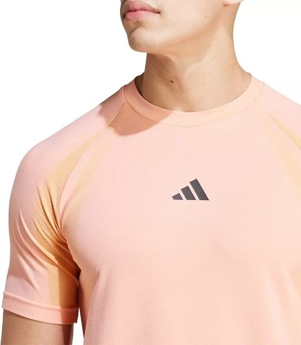 adidas-T-Shirt Adidas Seamless Pro FreeLift Pêche-4