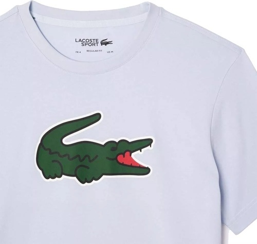 LACOSTE-T-Shirt Lacoste Sport Bleu clair-1