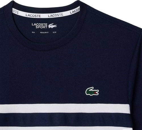 LACOSTE-T Shirt Lacoste Tennis / Marine-1