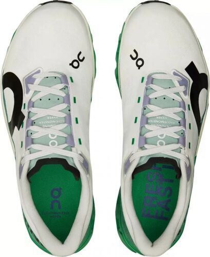 On-On running cloudmonster hyper white et mint chaussures de running-4