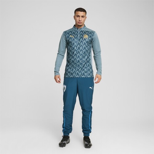 PUMA-Veste D'Avant Match À 1/4 Zip Olympique De Marseille-2